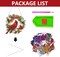 Christmas Diamond Art Hanging Kit for Adults – DIY Double-Sided Acrylic Diamond Painting Ornament, Cardinal Bird Pendant Board